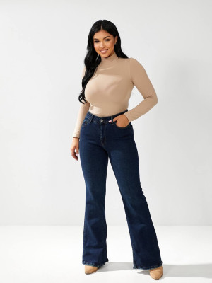 505-3 ДЖИНС DENIM KNEE FLARE (РОЗМІРИ: 28.29.30.31.32.33) 6 од