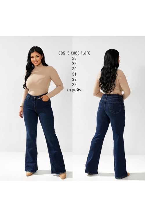 505-3 ДЖИНС DENIM KNEE FLARE (РОЗМІРИ: 28.29.30.31.32.33) 6 од 505-3 ДЖИНС DENIM KNEE FLARE (РОЗМІРИ: 28.29.30.31.32.33) 6 од