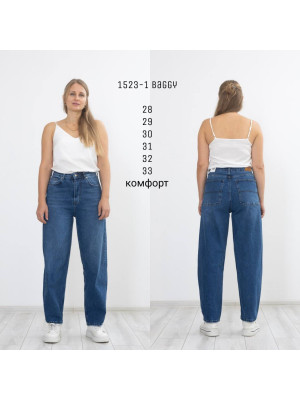 1523-1 ДЖИНС AMORE BAGGY (РОЗМІРИ: 28,29,30,31,32,33) 6 од.