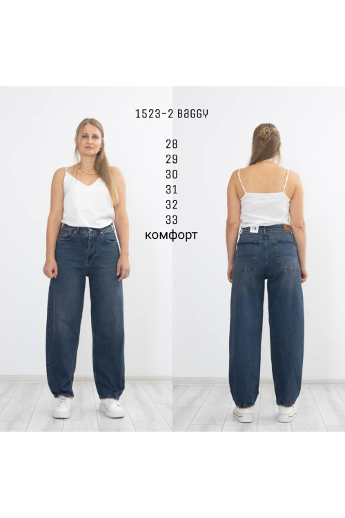 1523-2 ДЖИНС AMORE BAGGY (РОЗМІРИ: 28,29,30,31,32,33) 6 од. 1523-2 ДЖИНС AMORE BAGGY (РОЗМІРИ: 28,29,30,31,32,33) 6 од.