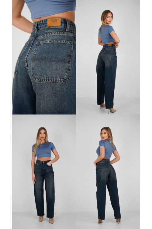 1524-2 ДЖИНС AMORE BAGGY (РАЗМЕРЫ: 24,25,26,27,28,29) 6 од.
