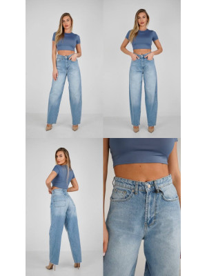 1524-1 ДЖИНС AMORE BAGGY (РАЗМЕРЫ: 24,25,26,27,28,29) 6 од.
