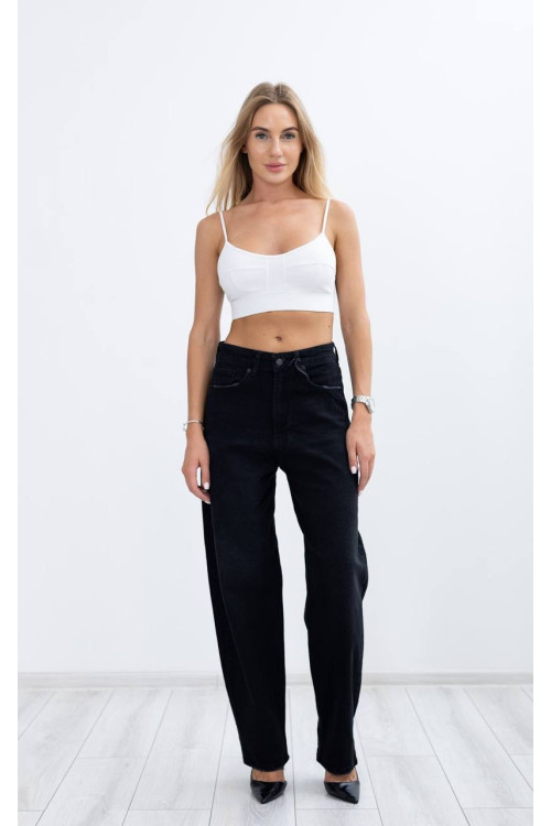 1504-1 ДЖИНС AMORE BAGGY STRAIGHT НОРМА (РОЗМІРИ:25,25,26,26,27,27)  6 од.