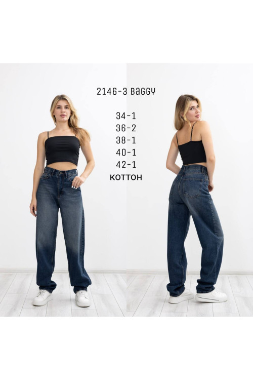 2146-3 ДЖИНСИ DENIM BAGGY (РОЗМІРИ: 34,36,36,38,40,42) 6 од 2146-3 ДЖИНСИ DENIM BAGGY (РОЗМІРИ: 34,36,36,38,40,42) 6 од