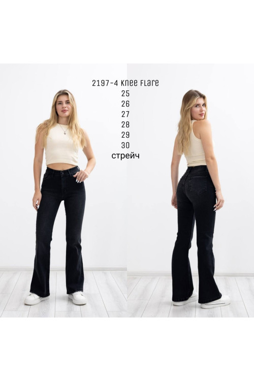 2197-4 ДЖИНС DENIM KNEE FLARE (РОЗМІРИ: 25.26.27.28.29.30) 6 од 2197-4 ДЖИНС DENIM KNEE FLARE (РОЗМІРИ: 25.26.27.28.29.30) 6 од