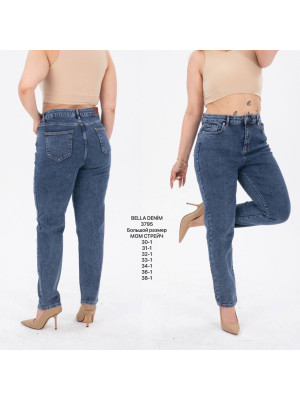 3795 Джинс BELLA DENIM MOM STRAIGHT (РАЗМЕРЫ: 30,31,32,33,34,36,38), 7 од.