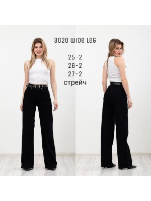 3020 WIDELEG DENIM НОРМА (РОЗМІРИ:25,26,27,28,29,30) 6 од.