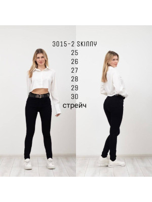 3015-2 Джинс DENIM SKINNY STRAIGHT(РАЗМЕРЫ: 25,26,27,28,29,30) 6 од