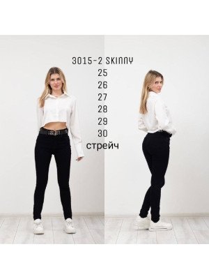 3015-2 Джинс DENIM SKINNY STRAIGHT(РАЗМЕРЫ: 25,26,27,28,29,30) 6 од