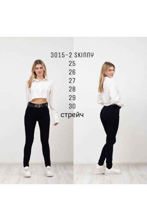 3015-2 Джинс DENIM SKINNY STRAIGHT(РАЗМЕРЫ: 25,26,27,28,29,30) 6 од 3015-2 Джинс DENIM SKINNY STRAIGHT(РАЗМЕРЫ: 25,26,27,28,29,30) 6 од