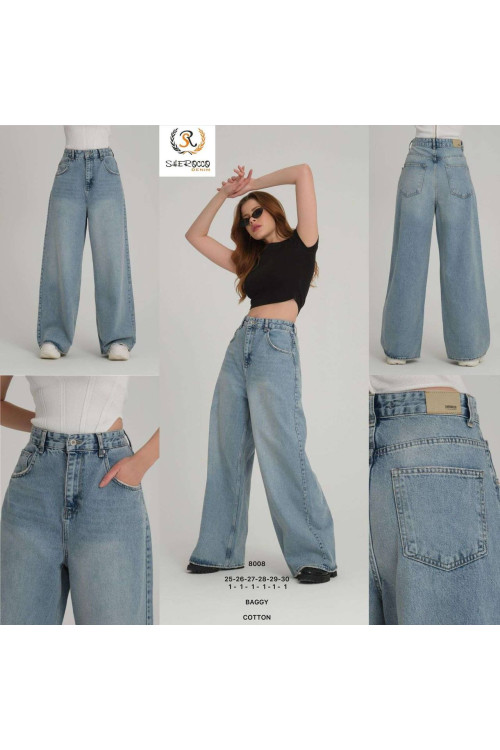 8008 ДЖИНС SHEROCCO BAGGY НОРМА (РАЗМЕРЫ: 25,26,27,28,29,30) 6 од. 8008 ДЖИНС SHEROCCO BAGGY НОРМА (РАЗМЕРЫ: 25,26,27,28,29,30) 6 од.