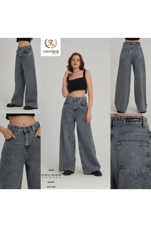 8009 ДЖИНС SHEROCCO BAGGY НОРМА (РАЗМЕРЫ: 25,26,27,28,29,30) 6 од. 8009 ДЖИНС SHEROCCO BAGGY НОРМА (РАЗМЕРЫ: 25,26,27,28,29,30) 6 од.
