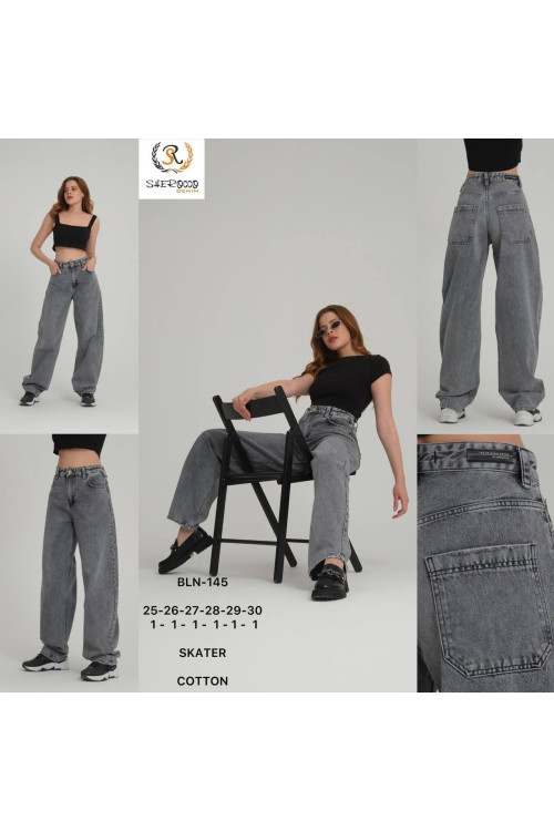 145 ДЖИНС SHEROCCO SKATER НОРМА (РАЗМЕРЫ: 25,26,27,28,29,30) 6 од. 145 ДЖИНС SHEROCCO SKATER НОРМА (РАЗМЕРЫ: 25,26,27,28,29,30) 6 од.