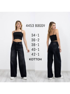 4453 ДЖИНС BELLA BAGGY НОРМА (РОЗМІРИ: 34,36,36,38,40,42) 6 од