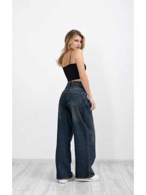 4504 ДЖИНС BELLA SUPER BAGGY НОРМА (РОЗМІРИ: 34,36,36,38,40,42) 6 од