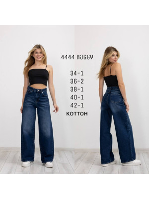 4444 ДЖИНС BELLA BAGGY НОРМА (РОЗМІРИ: 34,36,36,38,40,42) 6 од