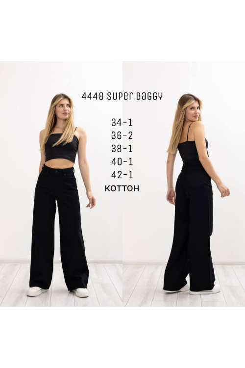4448 ДЖИНС BELLA SUPER BAGGY НОРМА (РОЗМІРИ: 34,36,36,38,40,42) 6 од 4448 ДЖИНС BELLA SUPER BAGGY НОРМА (РОЗМІРИ: 34,36,36,38,40,42) 6 од