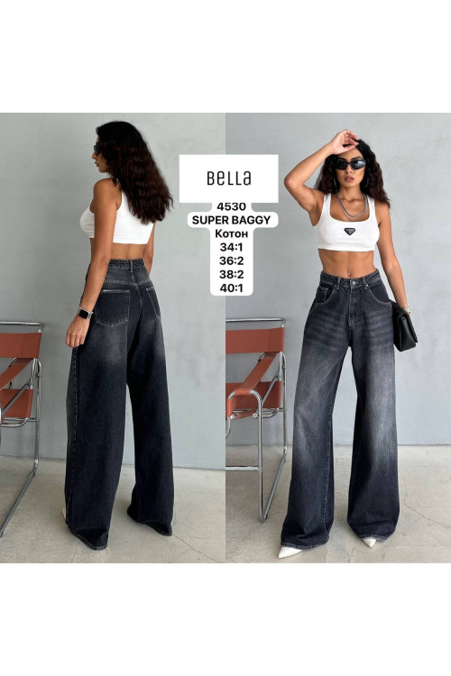 4530 ДЖИНС BELLA SUPER BAGGY НОРМА (РОЗМІРИ: 34,36,36,38,38,40) 6 од 4530 ДЖИНС BELLA SUPER BAGGY НОРМА (РОЗМІРИ: 34,36,36,38,38,40) 6 од
