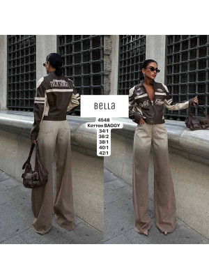 4548 ДЖИНС BELLA BAGGY НОРМА (РОЗМІРИ: 34,36,36,38,40,42) 6 од