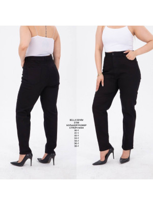 3798 Джинс BELLA DENIM MOM STRAIGHT (РАЗМЕРЫ: 30.31.32.33.34.36.38), 6 од.