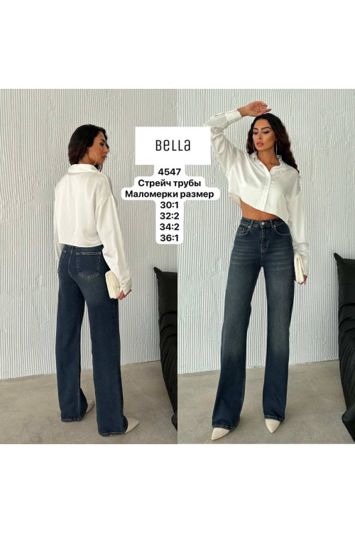 4547 ДЖИНС BELLA трубы STRAIGHT (РОЗМІРИ: 30,32,32,34,34,36) 6 од 4547 ДЖИНС BELLA трубы STRAIGHT (РОЗМІРИ: 30,32,32,34,34,36) 6 од