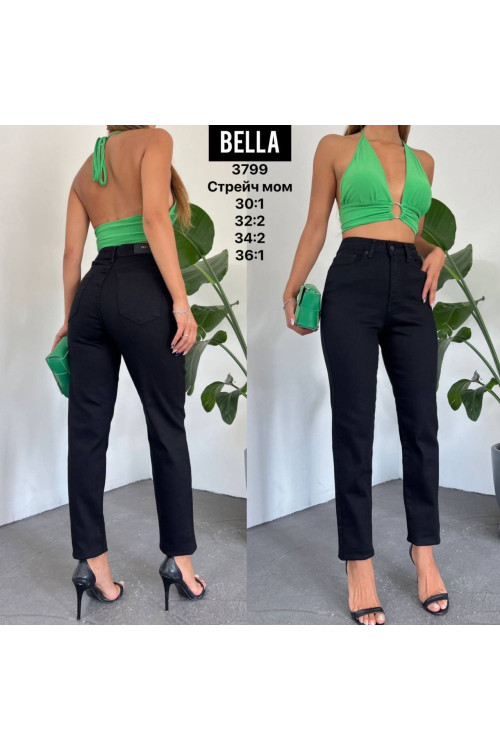 3799 Джинс BELLA MOM STRAIGHT (РАЗМЕРЫ: 30,32,32,34,34,36), 6 од. 3799 Джинс BELLA MOM STRAIGHT (РАЗМЕРЫ: 30,32,32,34,34,36), 6 од.