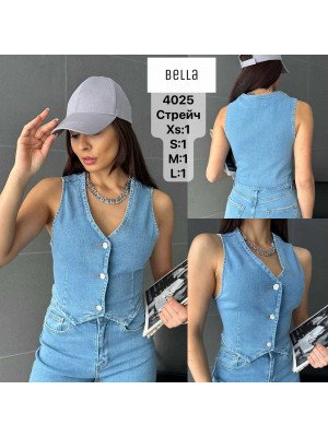 4025 ЖИЛЕТКА  (РАЗМЕРЫ: S,M,L,XL)