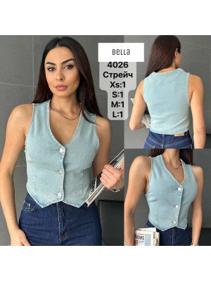 4026 ЖИЛЕТКА  (РАЗМЕРЫ: S,M,L,XL)