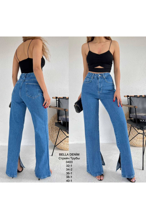 3403 Джинс BELLE DENIM норма (РАЗМЕРЫ: 32.34.34.36.38.40) 6 од 3403 Джинс BELLE DENIM норма (РАЗМЕРЫ: 32.34.34.36.38.40) 6 од