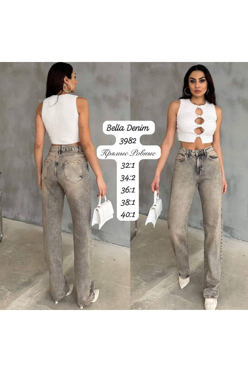 3982  BELLA DENIM НОРМА (РОЗМІРИ: 32.34.34.36.38.40) 6 од