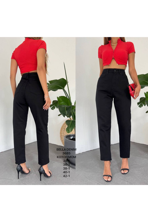 3685 Джинс BELLA DENIM НОРМА (РАЗМЕРЫ: 34,36,36,38,40,42), 6 од.