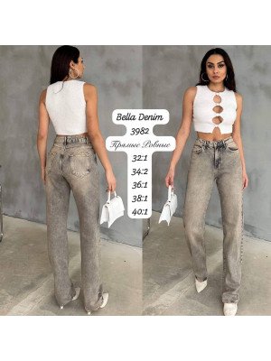 3982  BELLA DENIM НОРМА (РОЗМІРИ: 32.34.34.36.38.40) 6 од