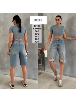 43100 ШОРТИ BELLA НОРМА (РОЗМІРИ:34,36,36,38,40,42) 6 од..