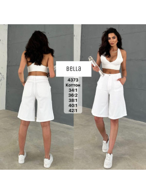 4373 ШОРТИ BELLA НОРМА (РОЗМІРИ:34,36,36,38,40,42) 6 од..