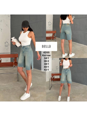 4355 ШОРТЫ BELLA НОРМА (РАЗМЕРЫ:34,36,36,38,40,42) 6 ед