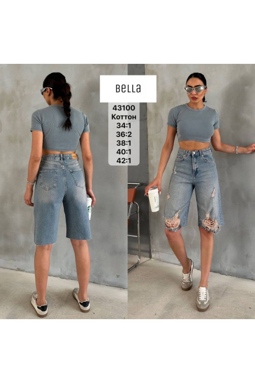 43100  ШОРТИ BELLA НОРМА (РОЗМІРИ:34,36,36,38,40,42) 6 од..