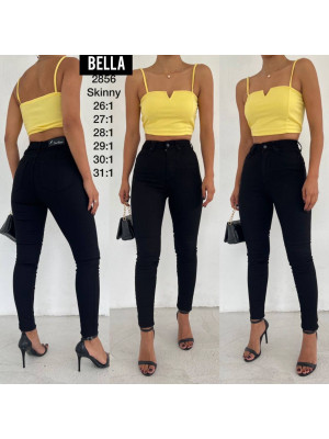 2856 ДЖИНС BELLA SKINNY (РАЗМЕРЫ: 26.27.28.29.30.31)  6 од