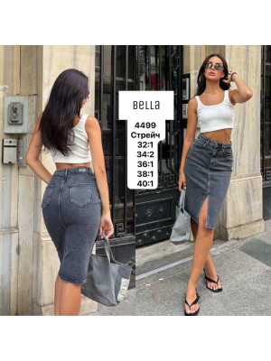 4499 ДЖИНС BELLA STRAIGHT НОРМА (РОЗМІРИ: 32,34,34,36,38,40) 6 од