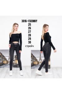3016-1 АМЕРИКАНКА DENIM НОРМА (РОЗМІРИ:25,26,27,28,29,30) 6 од.