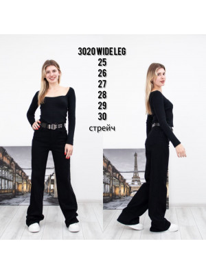 3020 WIDELEG DENIM НОРМА (РОЗМІРИ:25,26,27,28,29,30) 6 од.