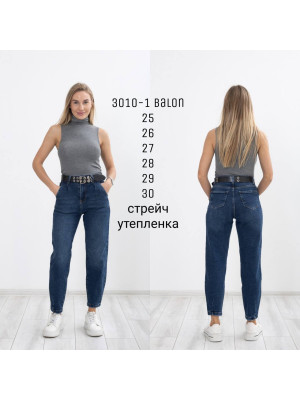 3010-1 ДЖИНС LIUZIN BALON STRAIGHT (РОЗМІРИ:25,26,27,28,29,30) 6 од.