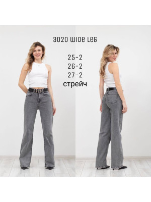 3020 Джинс LIUZIN WIDE LEG STRAIGHT (РАЗМЕРЫ: 25,25,26,26,27,27) 6 од