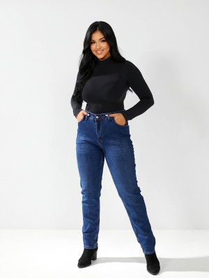 2152-2 ДЖИНС DENIM MOM STRAIGHT (РОЗМІРИ: 31,32,32,33,33,34,36,38) 8 Од