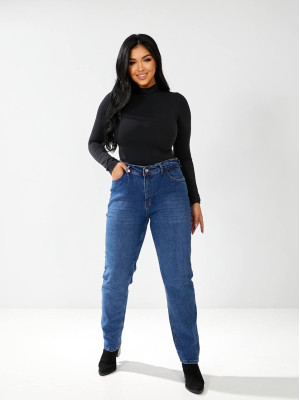 2152-3 ДЖИНС DENIM MOM STRAIGHT (РОЗМІРИ: 31,32,32,33,33,34,36,38) 8 Од