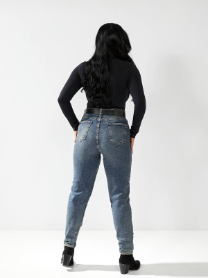 16454-2 ДЖИНС SESSANTA MOM STRAIGHT (Розміри: 29,30,31,32,33,34) 6 Од