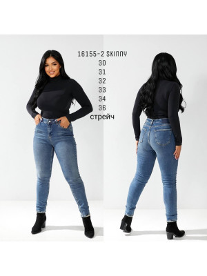 16155-2 ДЖИНС SESSANTA SKINNY STRAIGHT (РОЗМІРИ: 30,31,32,33,34.36) 6 Од