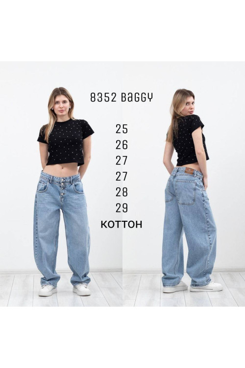 8352 ДЖИНС SESSANTA BAGGY НОРМА ( 6 ЕД. РАЗМЕРЫ 25,26,27,28,29) 8352 ДЖИНС SESSANTA BAGGY НОРМА ( 6 ЕД. РАЗМЕРЫ 25,26,27,28,29)