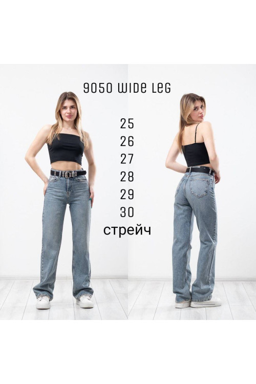 9050 ДЖИНС SESSANTA WIDE LEG STRAIGHT НОРМА ( 6 ЕД. РАЗМЕРЫ 25,26,28,29.30), 9050 ДЖИНС SESSANTA WIDE LEG STRAIGHT НОРМА ( 6 ЕД. РАЗМЕРЫ 25,26,28,29.30),
