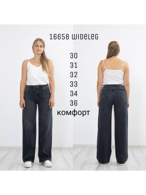 16658 Джинс SESSANTA WIDE LEG (РОЗМІРИ: 30,31,32,33,34,36) 6 од