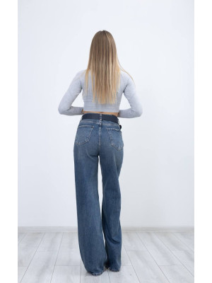 6665 Джинс SESSANTA WIDE LEG норма (РОЗМІРИ: 25,26,27,28,29,30) 6 од